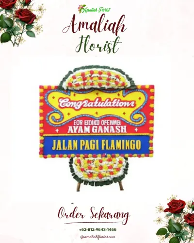 Bunga Papan Congratulation di Cipocok Jaya